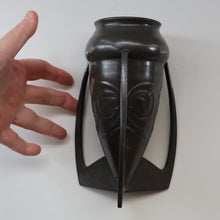 Load image into Gallery viewer, ARCHIBALD KNOX. Antique Tudric (0226) Pewter Bomb Vase with Embossed Decoration; c 1910
