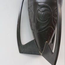 Load image into Gallery viewer, ARCHIBALD KNOX. Antique Tudric (0226) Pewter Bomb Vase with Embossed Decoration; c 1910
