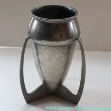 Load image into Gallery viewer, ARCHIBALD KNOX. Antique (0226) Plain Pewter Bomb Vase; c 1910
