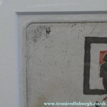 Load image into Gallery viewer, Original Pencil Signed Colour Etching &amp; Aquatint by William Lee Hankey. The Patchwork Quilt; c 1910. FRAMED
