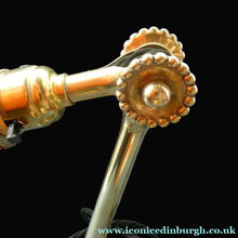 Load image into Gallery viewer, LARGE Antique EDWARDIAN "Flower" Desk Lamp. Fabulous DUGDILLS Art Nouveau Design with Original Metal Shade
