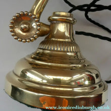 Load image into Gallery viewer, LARGE Antique EDWARDIAN "Flower" Desk Lamp. Fabulous DUGDILLS Art Nouveau Design with Original Metal Shade
