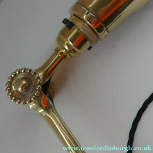 Load image into Gallery viewer, LARGE Antique EDWARDIAN "Flower" Desk Lamp. Fabulous DUGDILLS Art Nouveau Design with Original Metal Shade
