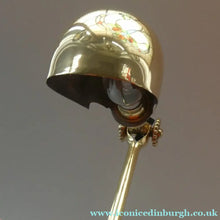 Load image into Gallery viewer, LARGE Antique EDWARDIAN "Flower" Desk Lamp. Fabulous DUGDILLS Art Nouveau Design with Original Metal Shade
