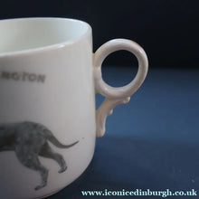 Load image into Gallery viewer, ANTIQUE 1911 Edwardian Cup by Co-operative Wholesale Society Ltd with BEDLINGTON TERRIER Decoration

