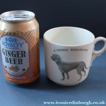 Load image into Gallery viewer, ANTIQUE 1911 Edwardian Cup by Co-operative Wholesale Society Ltd with BEDLINGTON TERRIER Decoration
