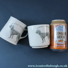 Load image into Gallery viewer, ANTIQUE 1911 Edwardian Cup by Co-operative Wholesale Society Ltd with BEDLINGTON TERRIER Decoration
