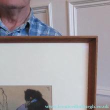 Load image into Gallery viewer, 1920s Art Deco Woodcut by Martin Erich Philipp. Three Pied Crows. Pencil Signed - International Art
