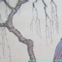 Load image into Gallery viewer, 1920s Art Deco Colour Woodcut by Martin Erich Philipp. Crows Ravens
