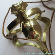 Load image into Gallery viewer, Antique ART NOUVEAU Brass Table Lamp
