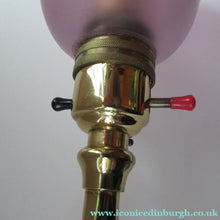 Load image into Gallery viewer, Antique ART NOUVEAU Brass Table Lamp

