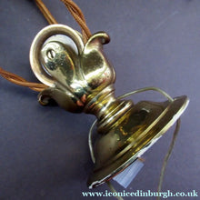 Load image into Gallery viewer, Art Nouveau Single Rise and Fall Light Fitting Vaseline Shade
