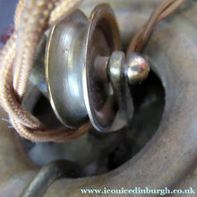 Load image into Gallery viewer, Art Nouveau Single Rise and Fall Light Fitting Vaseline Shade
