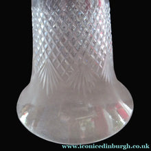Load image into Gallery viewer, 1920s Antique Vintage Desk or Brass Table Lamp with Clear Glass Shade
