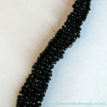 Load image into Gallery viewer, Antique Edwardian Glass Micro Bead Evening Bag with Celluloid Clasp
