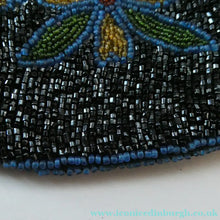 Load image into Gallery viewer, Antique Edwardian Glass Micro Bead Evening Bag with Celluloid Clasp
