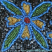 Load image into Gallery viewer, Antique Edwardian Glass Micro Bead Evening Bag with Celluloid Clasp
