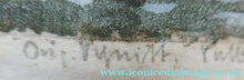 Load image into Gallery viewer, 1920s German Woodcut. Poplar Trees on a Riverbank by L.E.M. GERHARDT. Signed in Pencil

