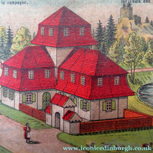 Load image into Gallery viewer, 1920s German Wooden Building Blocks Side in Wooden Box
