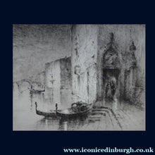 Load image into Gallery viewer, 1920s Original Etching by Sydney Mackenzie Litten (1887 - 1949). The Betrothal, Venice
