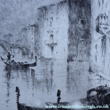 Load image into Gallery viewer, 1920s Original Etching by Sydney Mackenzie Litten (1887 - 1949). The Betrothal, Venice
