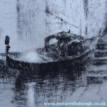 Load image into Gallery viewer, 1920s Original Etching by Sydney Mackenzie Litten (1887 - 1949). The Betrothal, Venice
