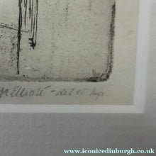 Load image into Gallery viewer, 1920s Original Pencil Signed Limited Edition Etching "Thames Barges" by Aileen Mary Elliott
