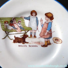 Load image into Gallery viewer, PARAGON China NURSERY WARE. 1920s Child's Side Plates. Dolly's School and Dolly's Doctor Pattern
