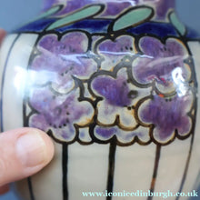 Load image into Gallery viewer, 1920s ROYAL DOULTON Art Nouveau Globular Stoneware Vase Designed by Annie Lyons
