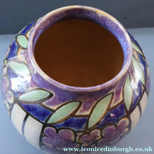 Load image into Gallery viewer, 1920s ROYAL DOULTON Art Nouveau Globular Stoneware Vase Designed by Annie Lyons
