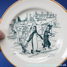 Load image into Gallery viewer, 1920s Royal Doulton Daily Mirror Pip, Squeak &amp; Wilfred Side Plate. 6 1/2 inches diameter. EXTREMELY RARE
