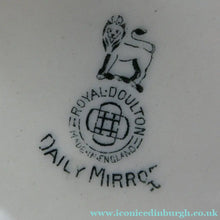 Load image into Gallery viewer, 1920s Royal Doulton Daily Mirror Pip Squeak &amp; Wilfred Side Plate. 6 1/2 inches diameter. EXTREMELY RARE COLOURED
