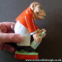 Load image into Gallery viewer, 1920s SCHAFER &amp; VATER Nipper Flask or Bottle in the Form of a Comical Monkey Opening a Bottle
