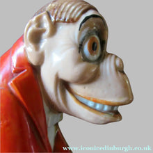 Load image into Gallery viewer, 1920s SCHAFER &amp; VATER Nipper Flask or Bottle in the Form of a Comical Monkey Opening a Bottle
