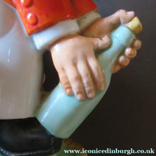Load image into Gallery viewer, 1920s SCHAFER &amp; VATER Nipper Flask or Bottle in the Form of a Comical Monkey Opening a Bottle
