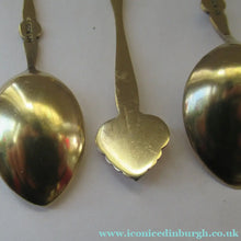 Load image into Gallery viewer, Set of Six Norwegian Silver Gilt Demitasse or Espresso Spoons
