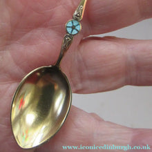 Load image into Gallery viewer, Set of Six Norwegian Silver Gilt Demitasse or Espresso Spoons
