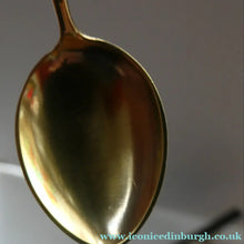 Load image into Gallery viewer, 1920s. Set of Six NORWEGIAN Silver Gilt &amp; Enamel BUTTERFLY Demitasse Spoons. Designed by Nils Hansen - Silver Spoons
