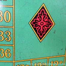 Load image into Gallery viewer, 1920s Vintage Tin Shaped as a Roulette Table - with original separate spinner
