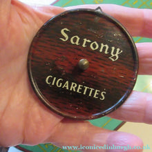 Load image into Gallery viewer, 1920s Vintage Tin Shaped as a Roulette Table - with original separate spinner
