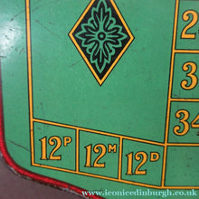 Load image into Gallery viewer, 1920s Vintage Tin Shaped as a Roulette Table - with original separate spinner
