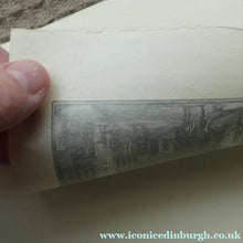 Load image into Gallery viewer, 1920s Wood Engraving by Gwen Raveret The Barber's Shop France
