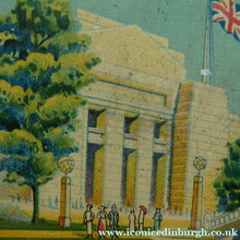 Load image into Gallery viewer, British Empire Exhibition Toffee Tin 1924; with an Image of the Palace of Industry
