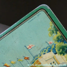 Load image into Gallery viewer, British Empire Exhibition Toffee Tin 1924; with an Image of the Palace of Industry
