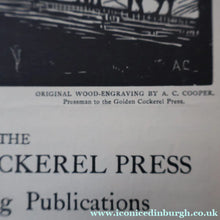 Load image into Gallery viewer, 1925 LIMITED EDITION. Song of Songs. Illustrations by Eric Gill. Published by Golden Cockerel Press

