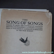 Load image into Gallery viewer, 1925 LIMITED EDITION. Song of Songs. Illustrations by Eric Gill. Published by Golden Cockerel Press
