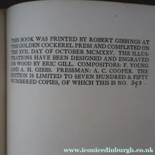 Load image into Gallery viewer, 1925 LIMITED EDITION. Song of Songs. Illustrations by Eric Gill. Published by Golden Cockerel Press
