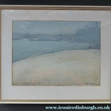 Load image into Gallery viewer, Knighton Hammond. Old London Bridge from the Tower  Watercolour 1920s
