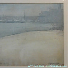 Load image into Gallery viewer, Knighton Hammond. Old London Bridge from the Tower  Watercolour 1920s
