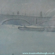 Load image into Gallery viewer, Knighton Hammond. Old London Bridge from the Tower  Watercolour 1920s
